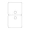 Klika - Byoux-kaartje type 22 - bxh 60x110 mm - 10 stuks