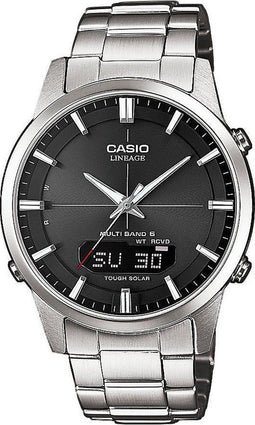 Casio LCW-M170D-1AER - Herenhorloge - Radio controlled - Zilverkleurig (46 mm)