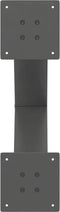 vidaXL - Eettafelpoten - 2 - st - X-vormig - 60x(72-73) - cm - staal - antraciet