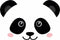 Noordwand - Fabulous - World - Behang - Panda - wit - 67100