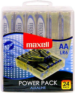 Maxell 790269.04.CN - AA Alkaline Batterijen - 1.5V - Pack van 24 (24 stuks)