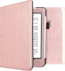 imoshion E-reader Hoesje - Geschikt voor Kobo Nia - Vegan Leather Bookcase - Rosé Goud