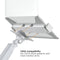 Value 17.99.1097 - Universele notebook-/tablethouder - VESA-compatibel voor apparaten tot 8 kg - Zwart