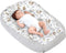 Medi Partners av2023 - Babynest Knuffelnest - 100% Katoen Wafel - Glade met grijze Wafel 100x60x15cm