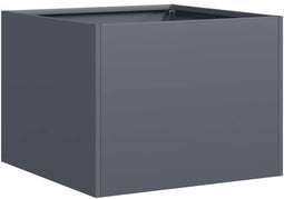 vidaXL - Plantenbak - 40x40x30 - cm - staal - antracietkleurig