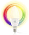 Nedis SmartLife Multicolour Lamp - Wi-Fi - E14 - 350 lm - 4.5 W - RGB / Warm Wit - 2700 K - Android / IOS - Kaars - 1 Stuks