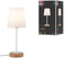 Paulmann Stellan - LED-tafellamp - Hout Textiel Metaal - Wit