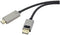 Renkforce RF-4995156 - DisplayPort naar HDMI Kabel - 8K @ 60 Hz - Zwart (2.00 m)