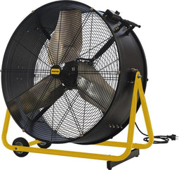 Master DF30P - Vloerventilator - 360 graden draaibaar - Zwart Geel