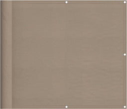 vidaXL - Balkonscherm - 90x700 - cm - 100% - oxford - polyester - taupe
