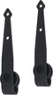 vidaXL - Ophangset - voor - minischuifdeur - 152 - cm - koolstofstaal - wit