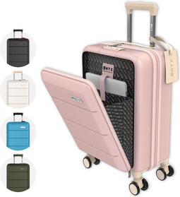 ONYX Handbagage Koffer 35L - Spinner wielen - Dubbel TSA Slot - 55 cm - Roze