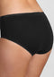 sloggi Basic+ - Dames Midi slip - Extra zachte naden - Zwart (4-pack)