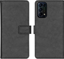 iMoshion Hoesje Geschikt voor Oppo Find X3 Lite Hoesje Met Pasjeshouder - iMoshion Luxe Bookcase - Zwart