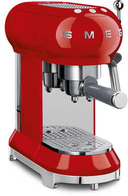 Smeg ECF01RDEU - Koffiezetapparaat - 15bar pompdruk - Rood