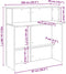 vidaXL - Receptiebalie - 100x50x103,5cm - bewerkt - hout - artisanaal - eikenkleur