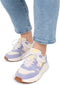 POSH by Poelman CAROCEL - Dames sneakers - Chunky zool 4 cm - Lila
