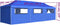 vidaXL - Vouwtent - pop-up - met - 8 - zijwanden - 3x9 - m - blauw
