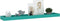 vidaXL - Wandschappen - 2 - st - Loggia - 80x15x4 - cm - MDF - blauw