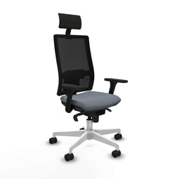 Bureaustoel met hoofdsteun Piqueras y Crespo 3D026N1 Grijs