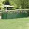 vidaXL - Plantenbak - 396x100x68 - cm - gepoedercoat - staal - groen