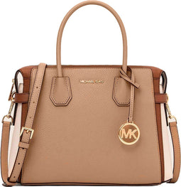 Handtas Dames Michael Kors MERCER CAMEL MULTI Bruin 30 x 23 x 10 cm