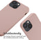 iMoshion Hoesje Geschikt voor iPhone 13 Mini Hoesje Met Koord - iMoshion Siliconen hoesje met koord - roze