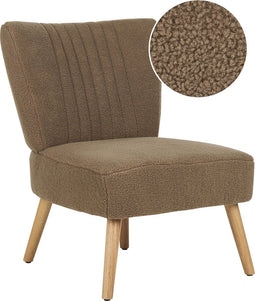 VAASA - Fauteuil - Bruin - Polyester