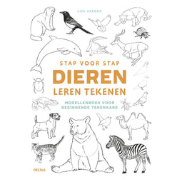 Stap voor stap dieren leren tekenen