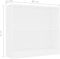 vidaXL Boekenkast 80x24x75 cm spaanplaat wit