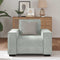vidaXL - Fauteuil - 60 - cm - fluweel - lichtgrijs