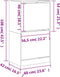 vidaXL-Schoenenkast-met-2-klaplades-60x42x108-cm-sonoma-eikenkleurig