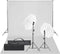 vidaXL - Fotostudioset - met - verlichtingsset - en - achtergrond