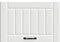 vidaXL - Keukenwandkast - Lucca - bewerkt - hout - wit