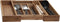 Excellent Houseware Bestekbak hout uitschuifbaar