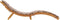 vidaXL - Ligbed - met - kussen - massief - acaciahout - taupe