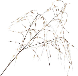 Silk-ka Kunstbloem-Zijden Bloem-Gras Tak Zijde Goud 119 cm Voordeelaanbod per 2 stuks
