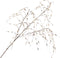 Silk-ka Kunstbloem-Zijden Bloem-Gras Tak Zijde Goud 119 cm Voordeelaanbod per 2 stuks