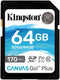 Kingston Canvas Go! Plus - SDXC 64GB - UHS-I Klasse 10 tot 100 MB/s - Full HD en 4K UHD video
