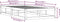 vidaXL - Bedframe - massief - hout - wit - 100x200 - cm