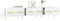 vidaXL - Tv-meubel - 150x36x30 - cm - bewerkt - hout - hoogglans - wit