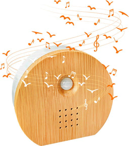 Brosmen Tweet Bowl - Vogelgeluiden Huisje met Bewegingsmelder - Voor Binnen - Diameter 10 cm