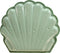 Zandbak schelp pastel groen 2-delig88 x 77cm x 36 cm SwingKing Zandbak / waterbak met deksel