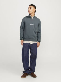 JACK&JONES JWHVESTERBRO - Sweatshirt - Hoge halslijn - Maat L