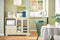 SoBuy Buffetkast - Dressoir - 2 Laden Glazen Deuren - Beige Eikenhoutlook 120 x 40 x 90 cm