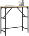 vidaXL - Wandtafel - 75x32x75 - cm - bewerkt - hout - sonoma - eikenkleurig