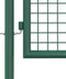 vidaXL - Poort - 100x175 - cm - staal - groen