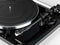 Thorens TD 201 zwart handmatige snaaraangedreven platenspeler