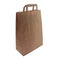 Klika - Draagtassen bruin kraft 26/12x36 250st - 3 stuks