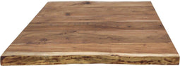 Tafelblad SoHo - 75x75x3,8-5 - Naturel - Massief acaciahout
